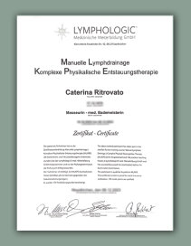 Lymphologig Zertifikat